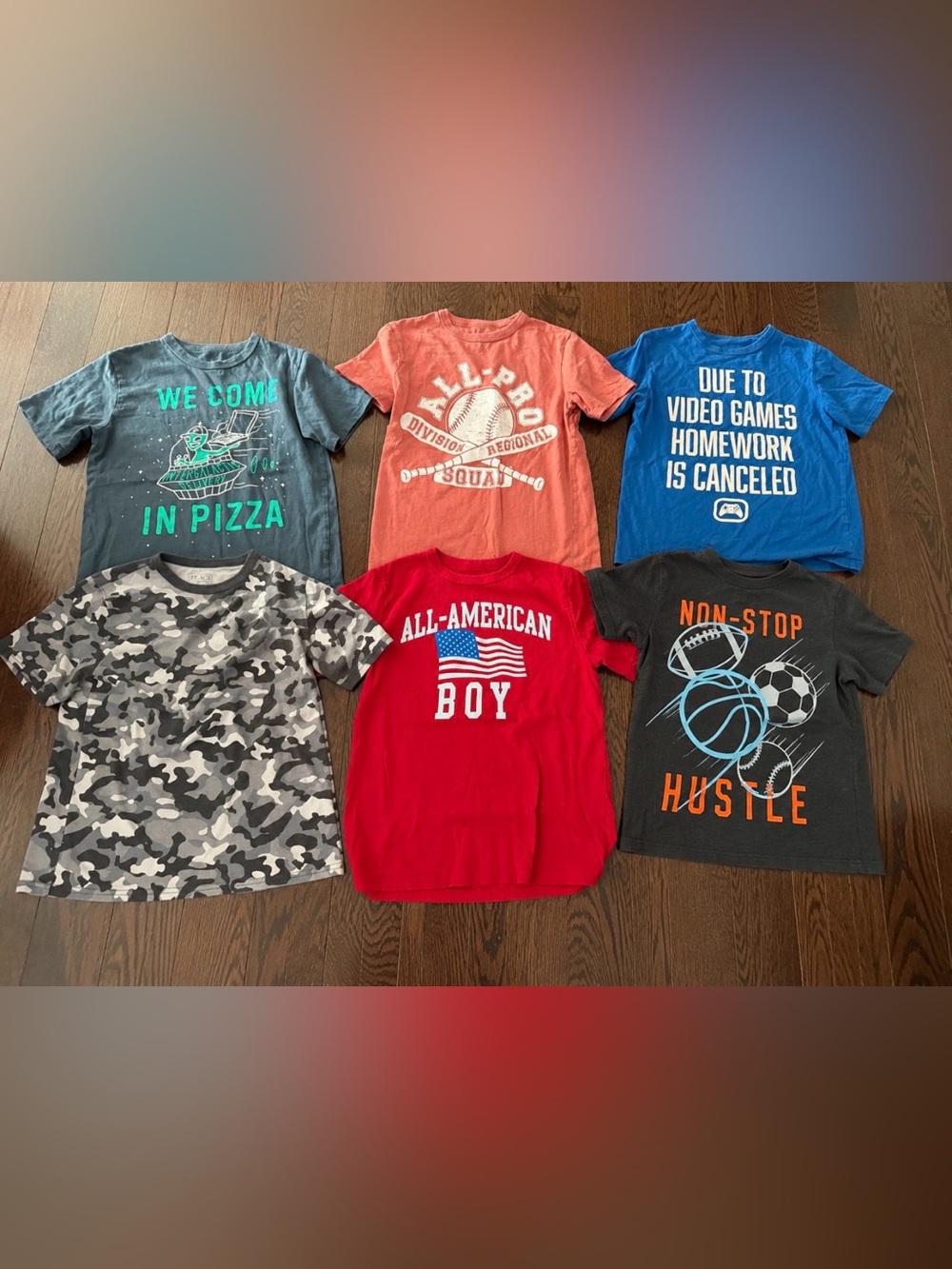 Children’s Place Boys Graphic T-Shirt Bundle Size 7/8
